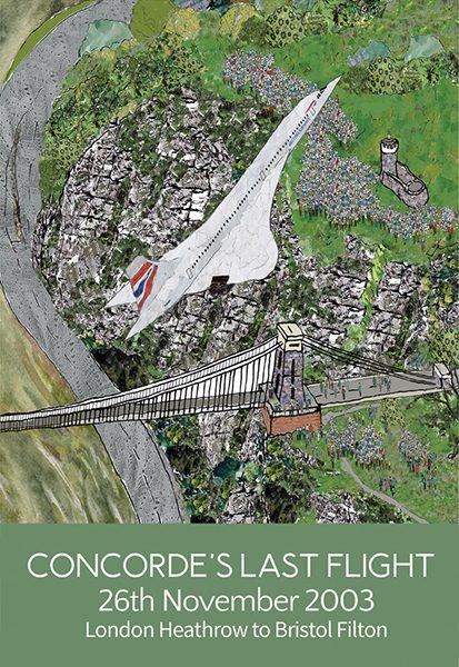 emmeline simpson Concorde’s Last Flight Fridge Magnet