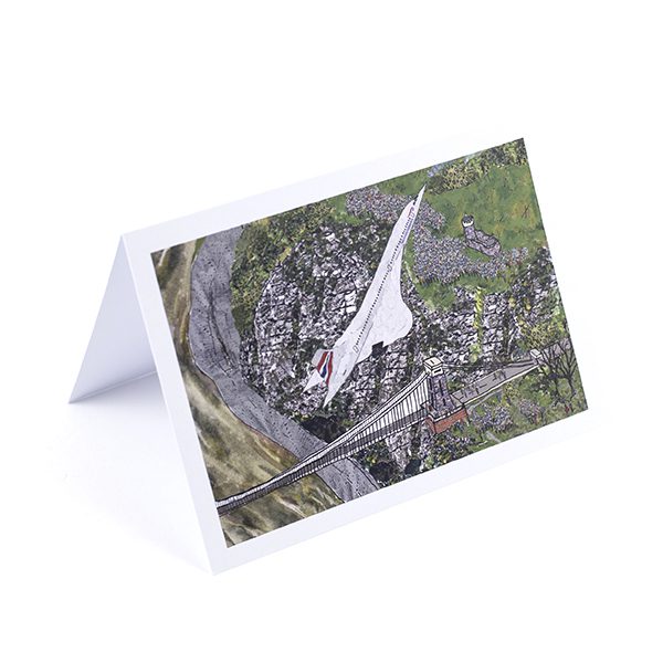 emmeline simpson Concorde’s Last Flight Greetings Card