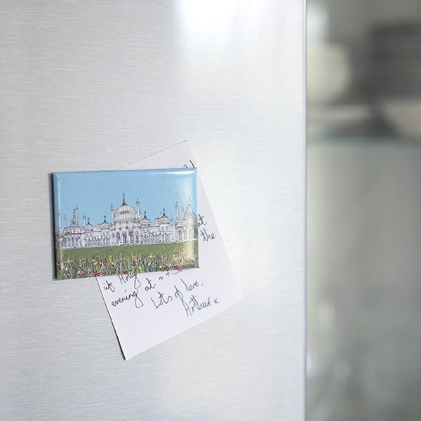 Emmeline Simpson Brighton Fridge Magnet