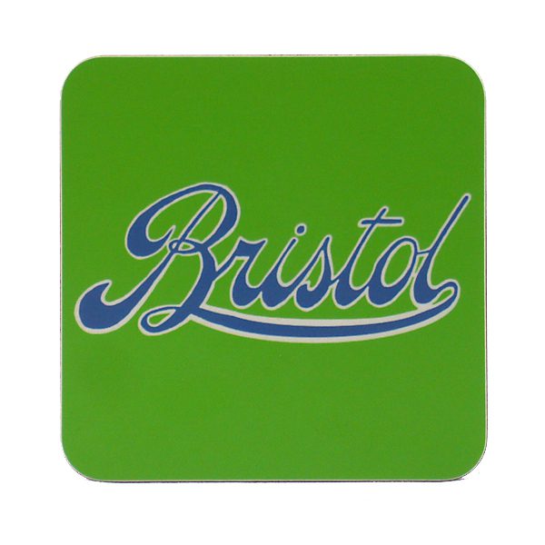 Emmeline Simpson Bristol Logo Green Coaster
