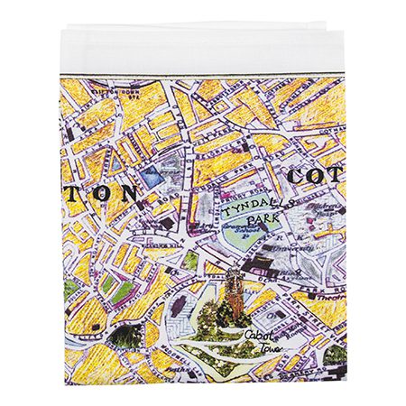 Emmeline Simpson Bristol Map Tea Towel