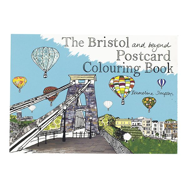 Emmeline Simpson Bristol Postcard Colouring Book