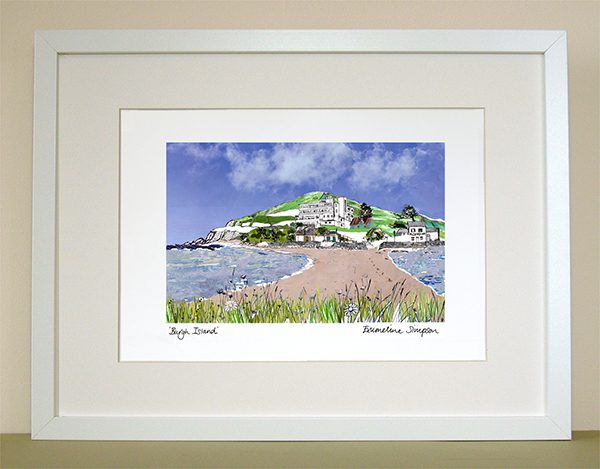 emmeline simpson Burgh Island Print