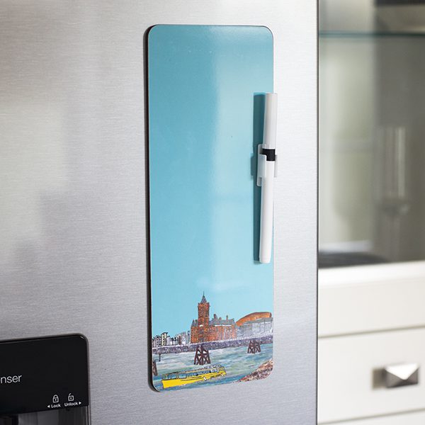 Emmeline Simpson Cardiff Bay Magnetic Memo Board