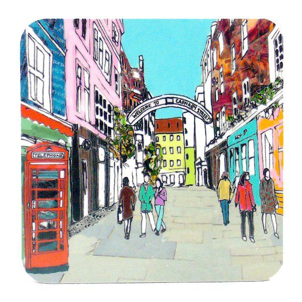 Emmeline Simpson Carnaby Street London Coaster
