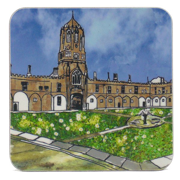 Emmeline Simpson Christ Church Quad Oxford Coaster