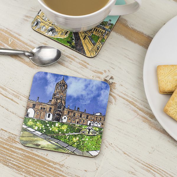 emmeline simpson Christ Church Quad Oxford Coaster