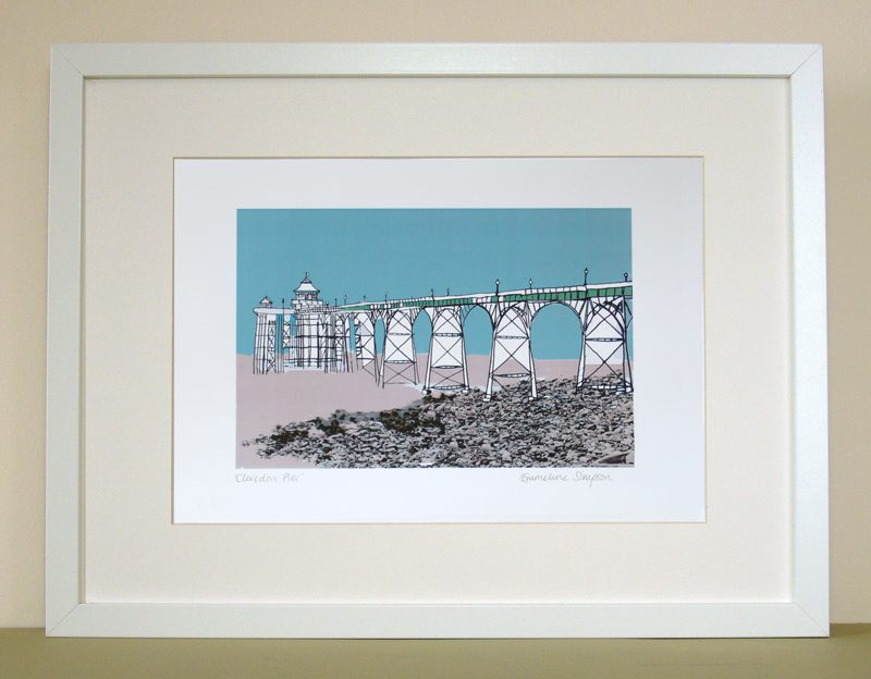 emmeline simpson Clevedon Pier Bristol Print