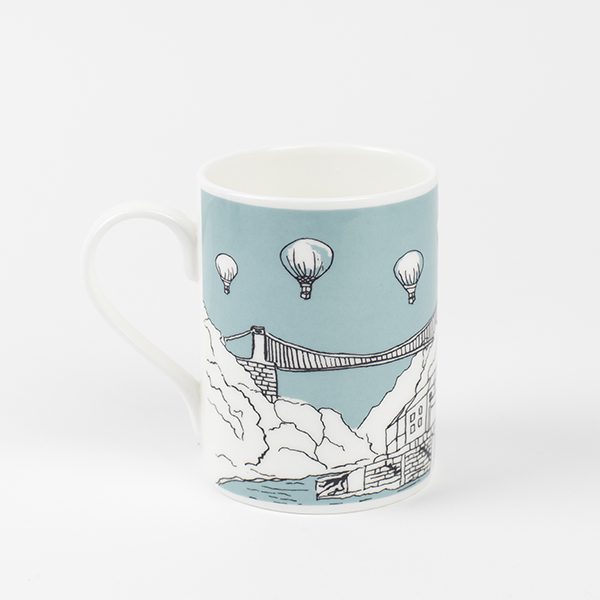 Emmeline Simpson Clifton Balloons Aqua Mug
