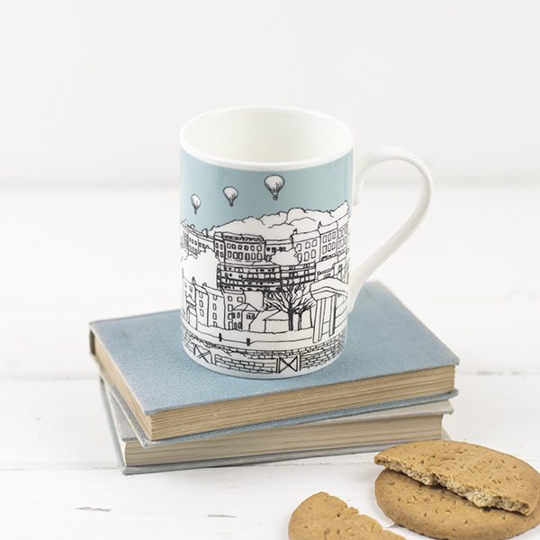 Emmeline Simpson Clifton Balloons Aqua Mug
