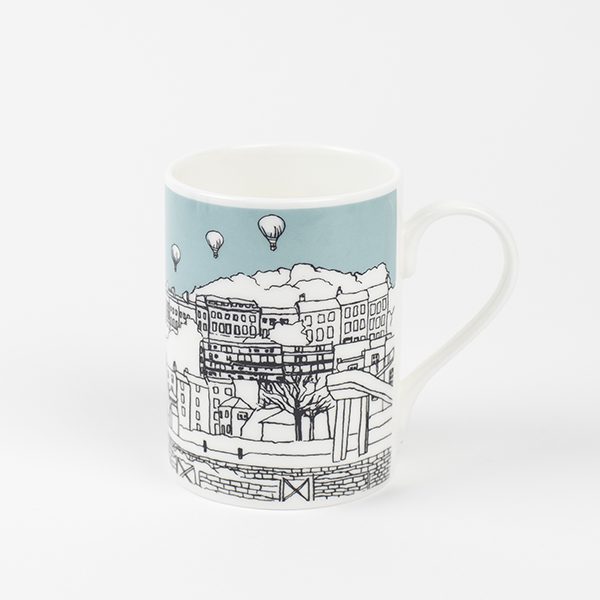 Emmeline Simpson Clifton Balloons Aqua Mug