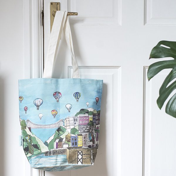 emmeline simpson Clifton Balloons Bristol Tote Bag