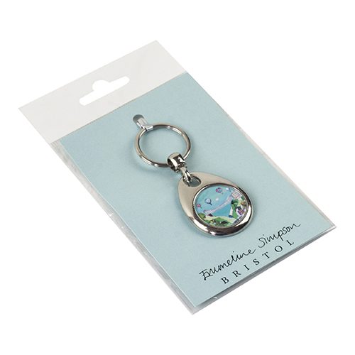 Emmeline Simpson Clifton Balloons Metal Keyring