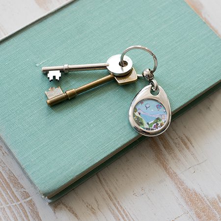 emmeline simpson Clifton Balloons Metal Keyring