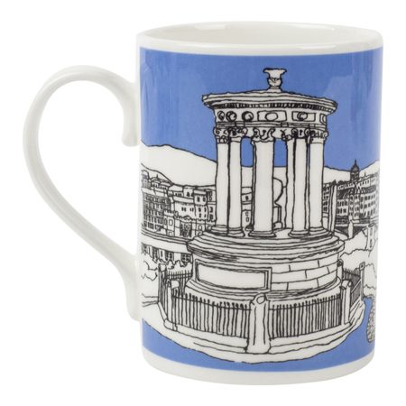 Emmeline Simpson Edinburgh Mug Blue