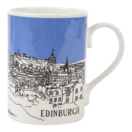 Emmeline Simpson Edinburgh Mug Blue