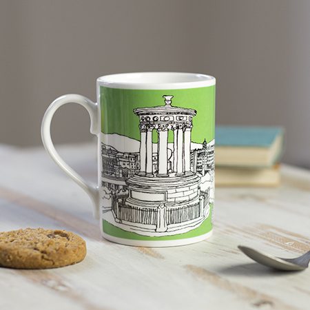 Emmeline Simpson Edinburgh Mug Green