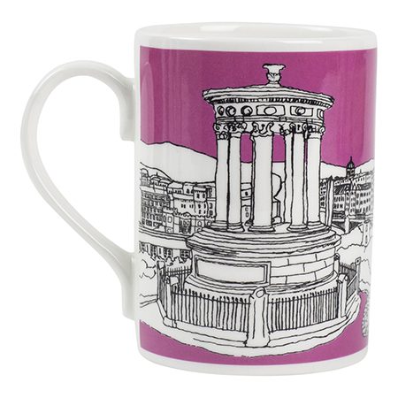 Emmeline Simpson Edinburgh Mug Pink