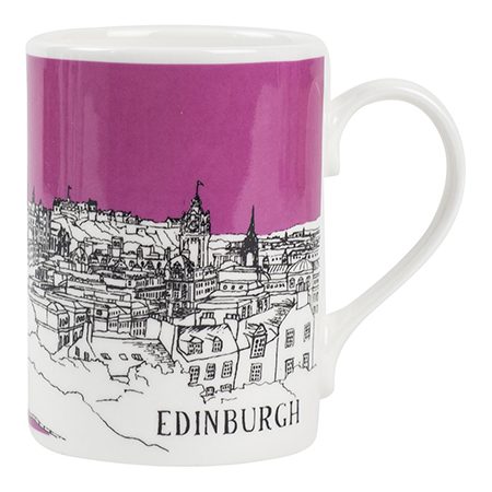emmeline simpson Edinburgh Mug Pink