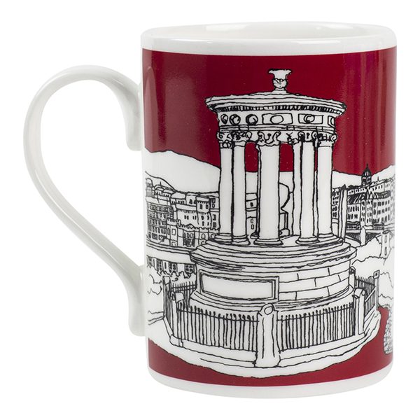 Emmeline Simpson Edinburgh Mug Red