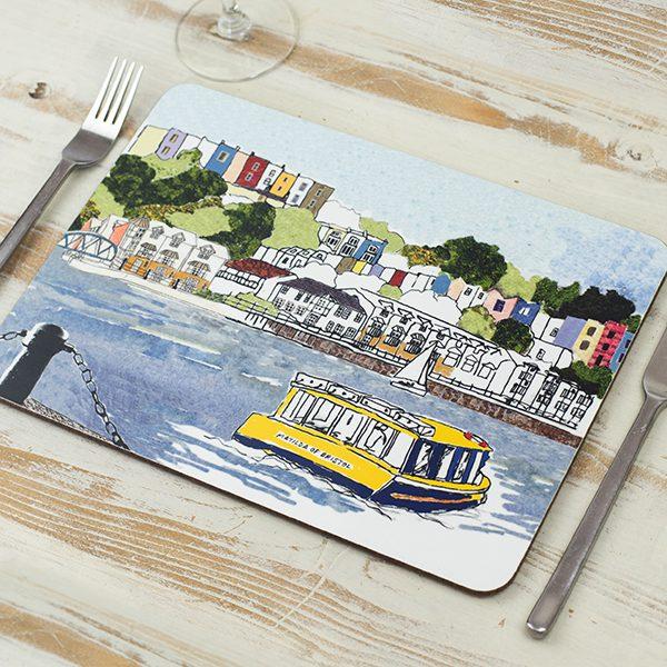 emmeline simpson Harbourside View Bristol Placemat