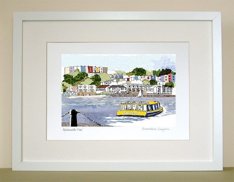 emmeline simpson Harbourside View Bristol Print