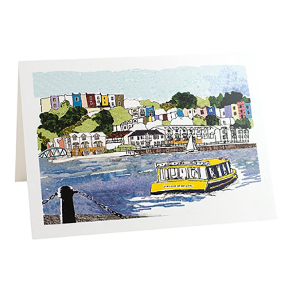 emmeline simpson Harbourside View Greetings Card