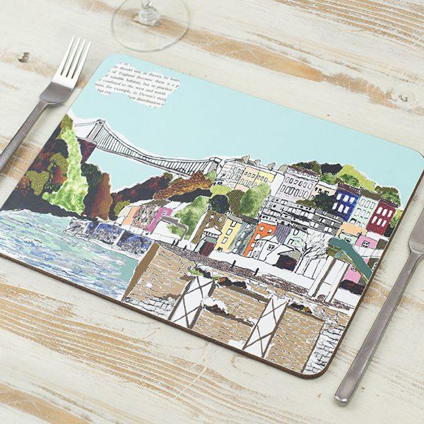 emmeline simpson Hotwells View Bristol Placemat