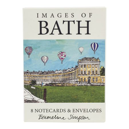 Emmeline Simpson Images Of Bath Set Of 8 Notecards