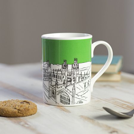 Emmeline Simpson Oxford Skyline Mug Green