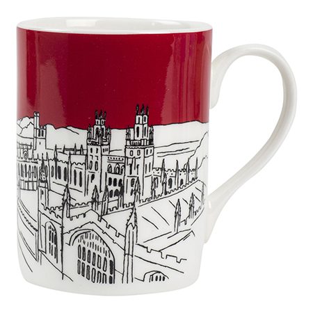 Emmeline Simpson Oxford Skyline Mug Red