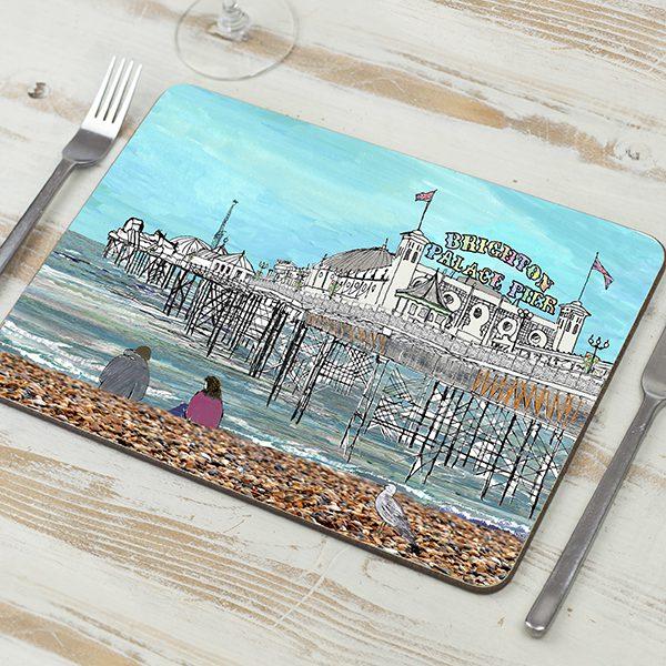 emmeline simpson ‘Palace Pier’ Brighton Placemat