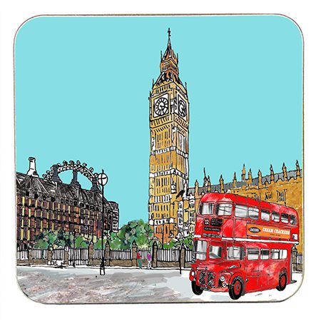 Emmeline Simpson Parliament Square London Coaster