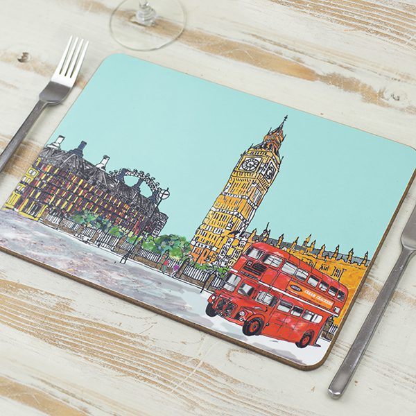 emmeline simpson Parliament Square London Placemat