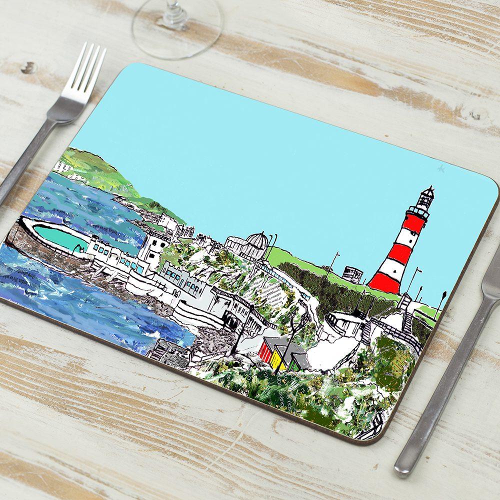 emmeline simpson Plymouth Hoe Melamine Placemat