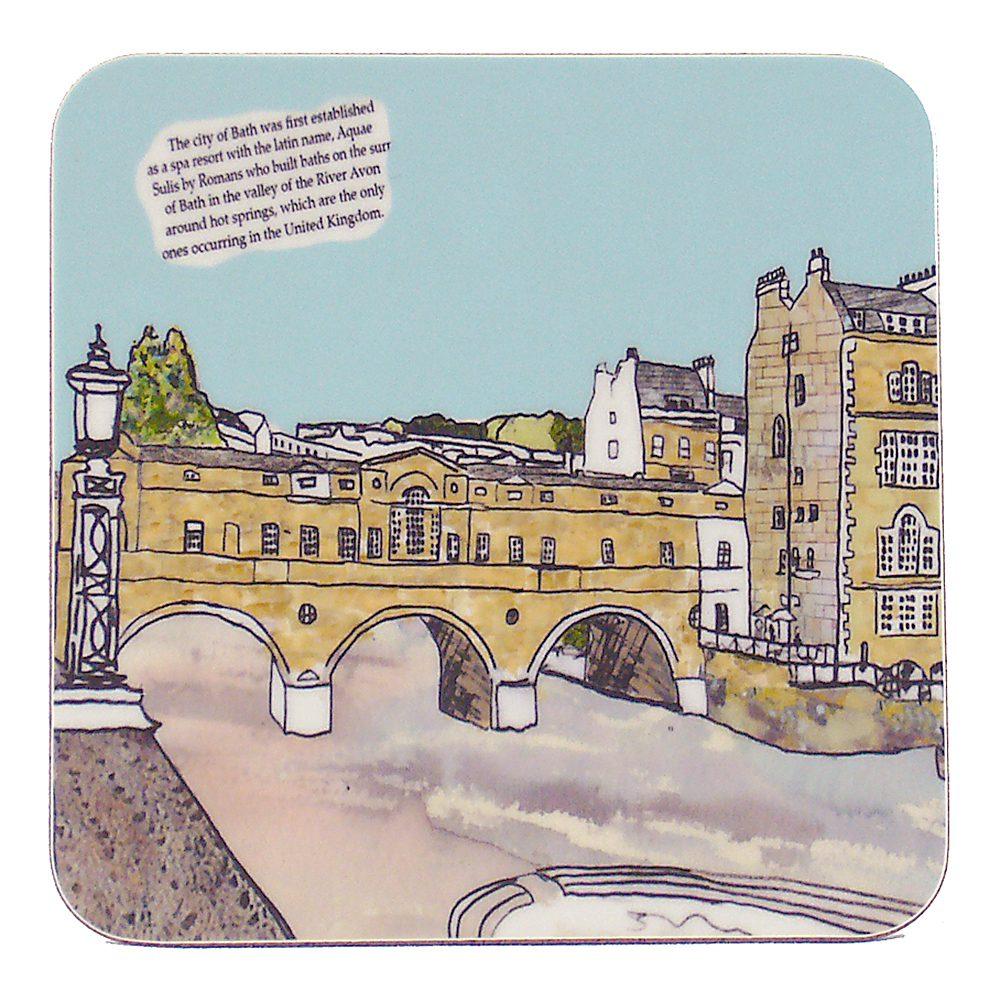 Emmeline Simpson Pulteney Bridge Coaster