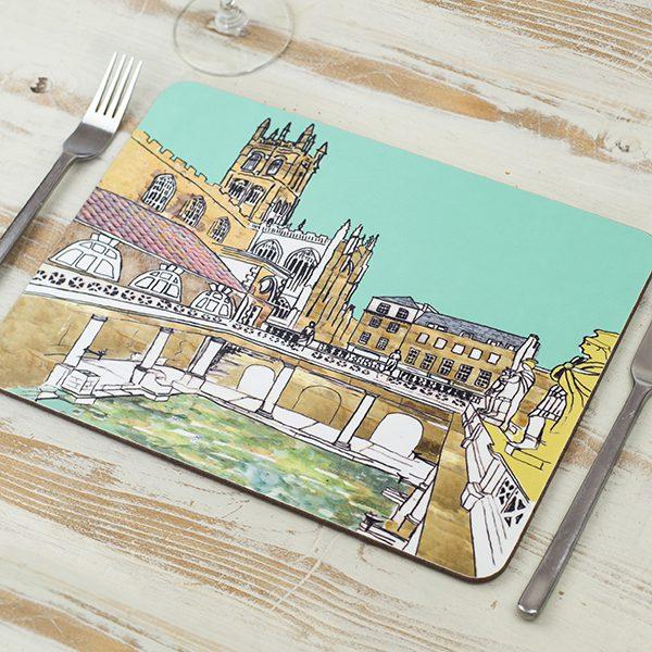 emmeline simpson Roman Baths Placemat