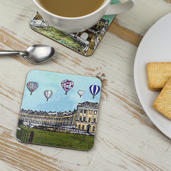 emmeline simpson Royal Crescent Bath Coaster
