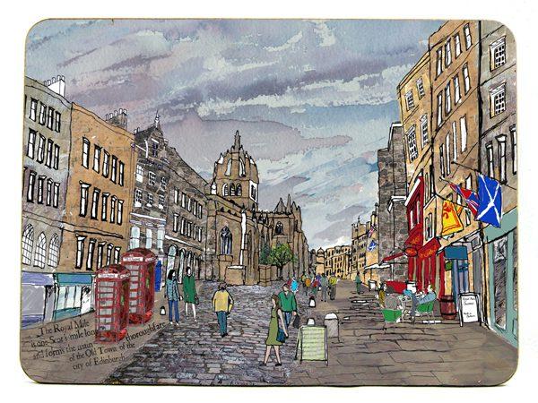 emmeline simpson Royal Mile Edinburgh Placemat