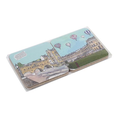 Emmeline Simpson Set Of Four Bath Coasters