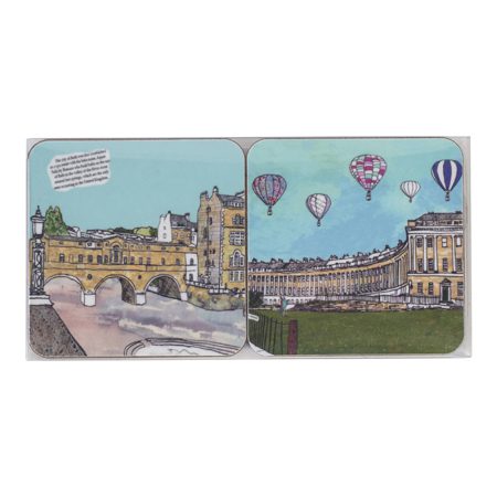 Emmeline Simpson Set Of Four Bath Coasters