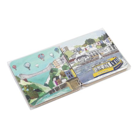 Emmeline Simpson Set Of Four Bristol Coasters