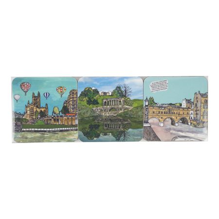Emmeline Simpson Set Of Six Bath Coasters