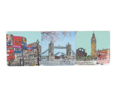 Emmeline Simpson Set Of Six London Coasters