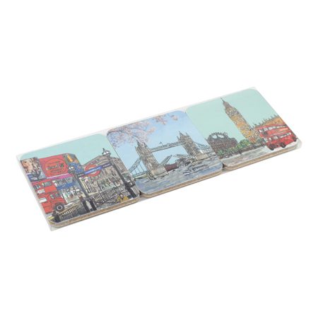 Emmeline Simpson Set Of Six London Coasters