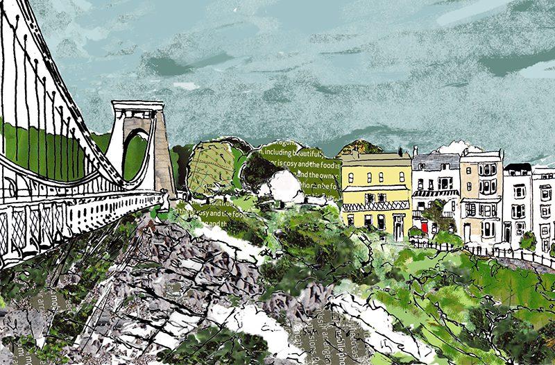 Emmeline Simpson Sion Hill Bristol Print