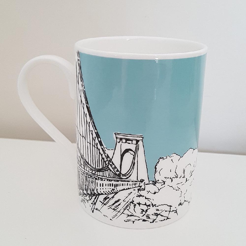 emmeline simpson Sion Hill Mug Aqua