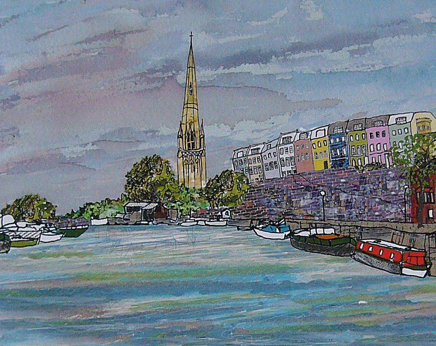 Emmeline Simpson St Mary Redcliffe Bristol Print