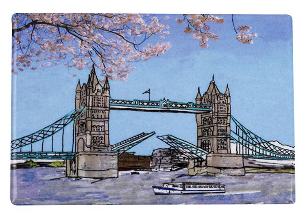 Emmeline Simpson Tower Bridge London Fridge Magnet