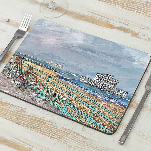 emmeline simpson ‘West Pier’ Brighton Placemat
